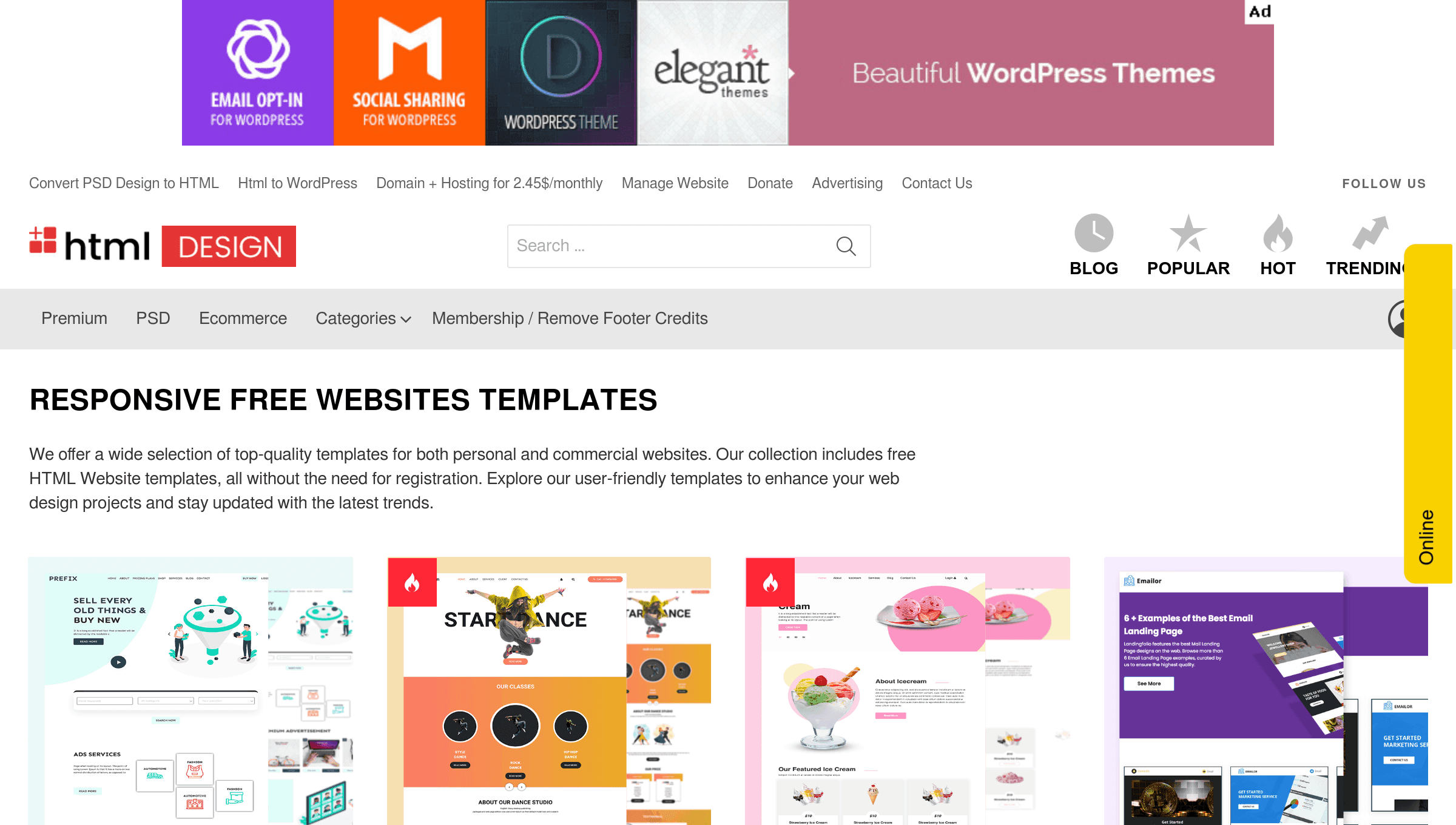 15+ Best Sites to Download Free Static Website Templates for 2025