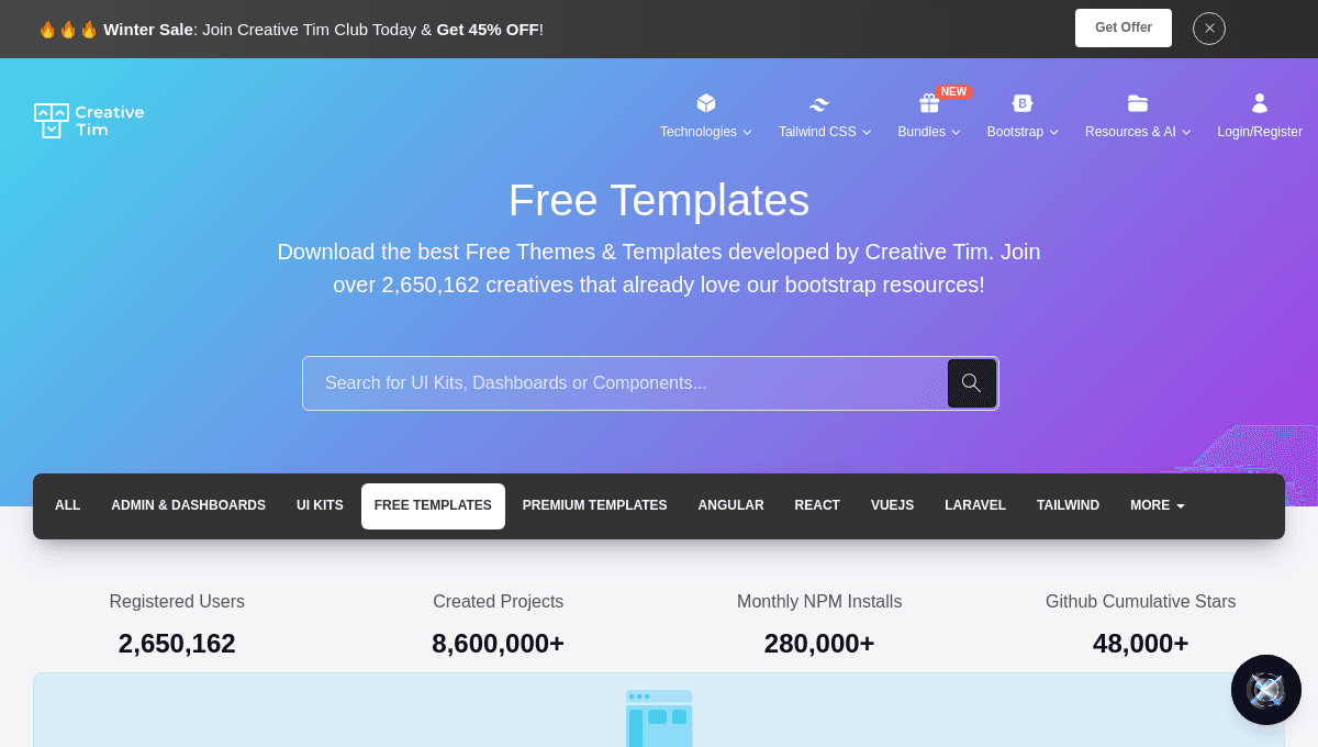 15+ Best Sites to Download Free Static Website Templates for 2025