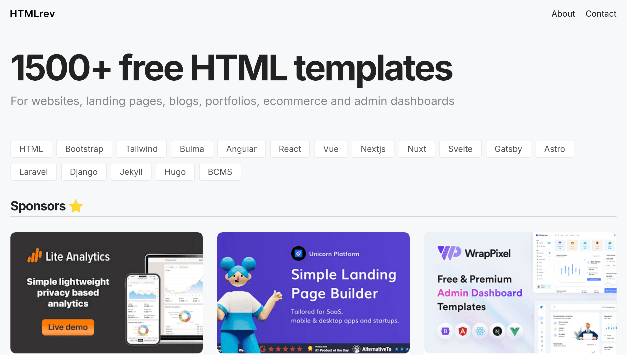 15+ Best Sites to Download Free Static Website Templates for 2025