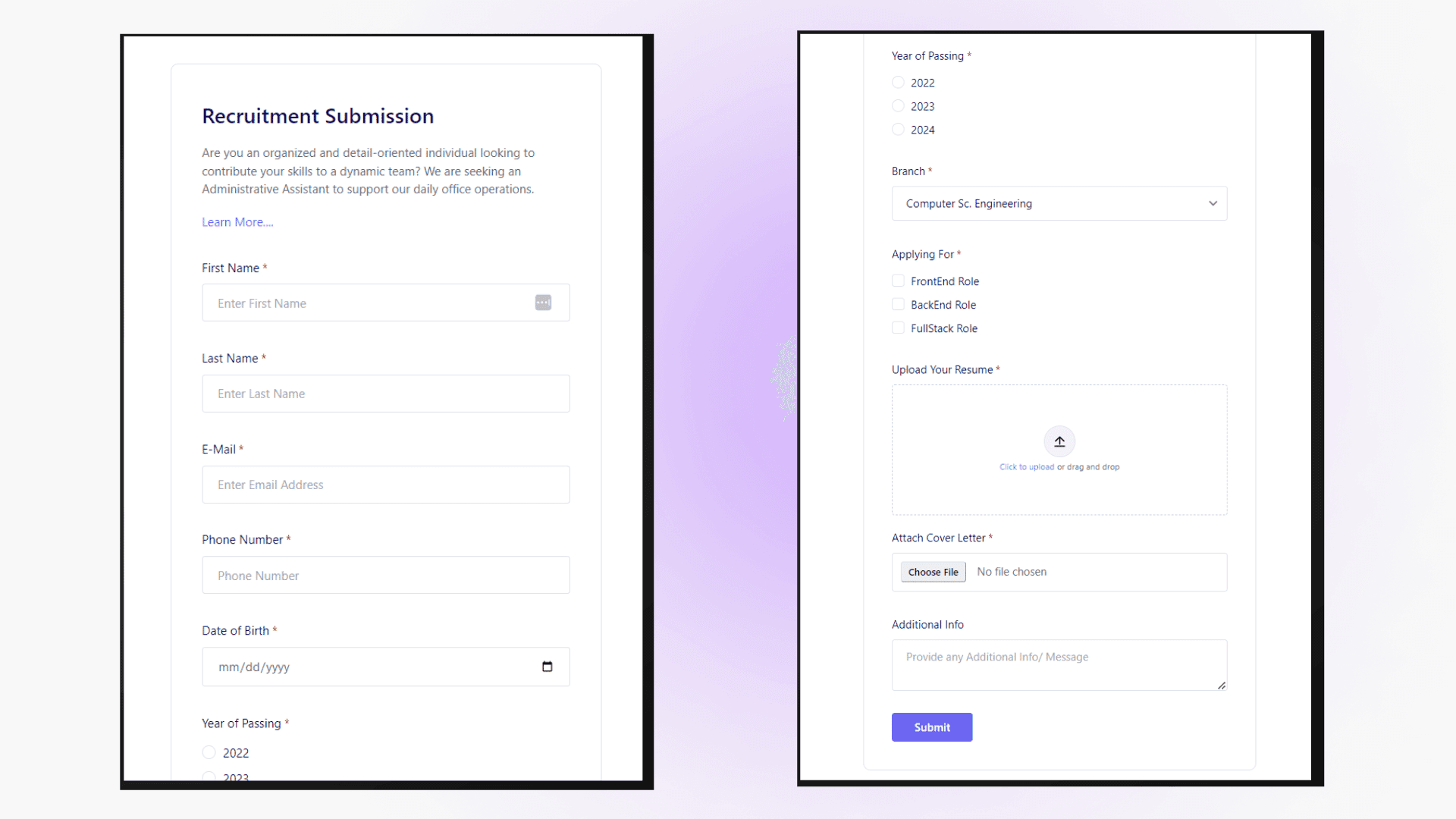 Creating Shareable Forms and Connecting Apps and Integrations