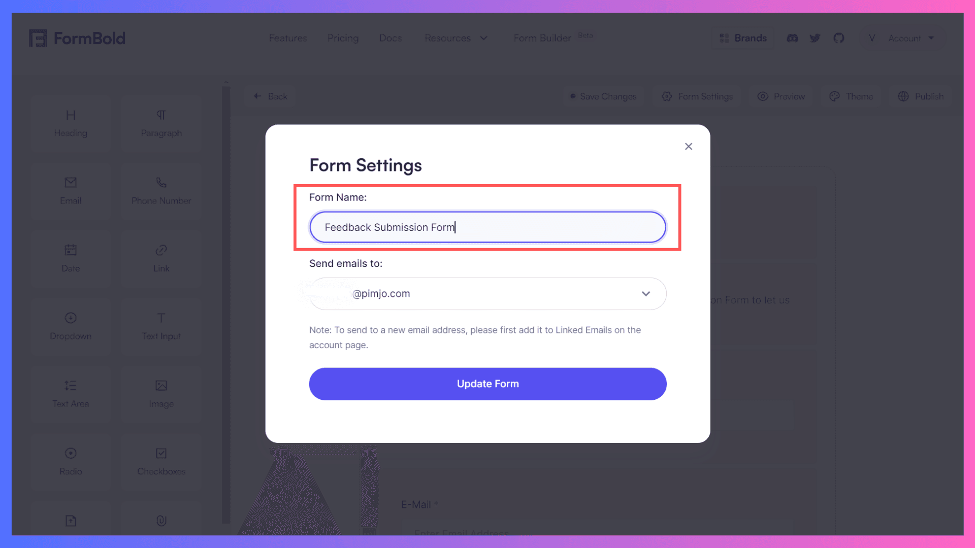 Creating Shareable Forms and Connecting Apps and Integrations