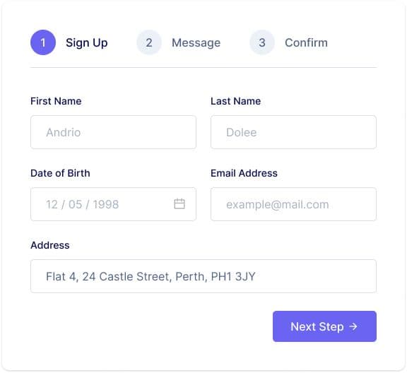 20+ Free HTML Form Templates - Based on HTML/CSS and Tailwind | FormBold
