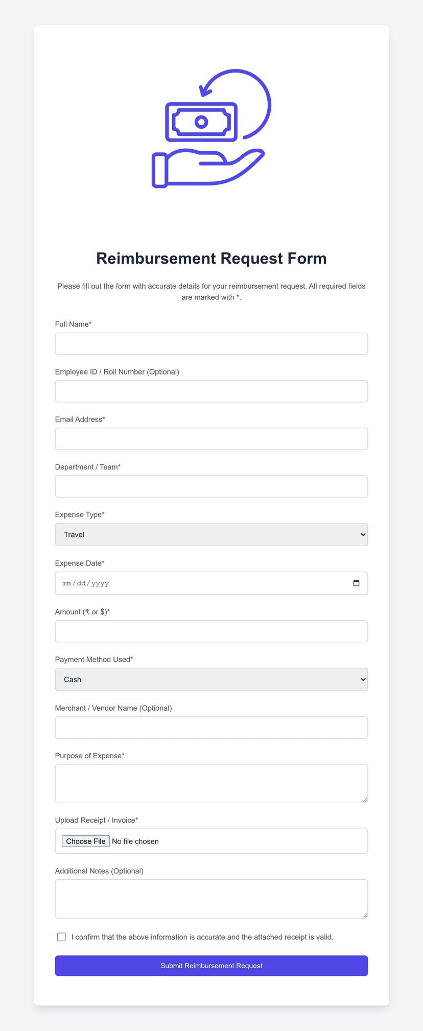 30+ Free HTML Form Templates - Based on HTML/CSS and Tailwind | FormBold
