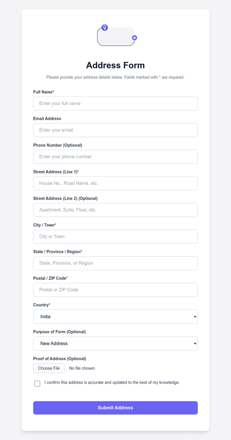30+ Free HTML Form Templates - Based on HTML/CSS and Tailwind | FormBold