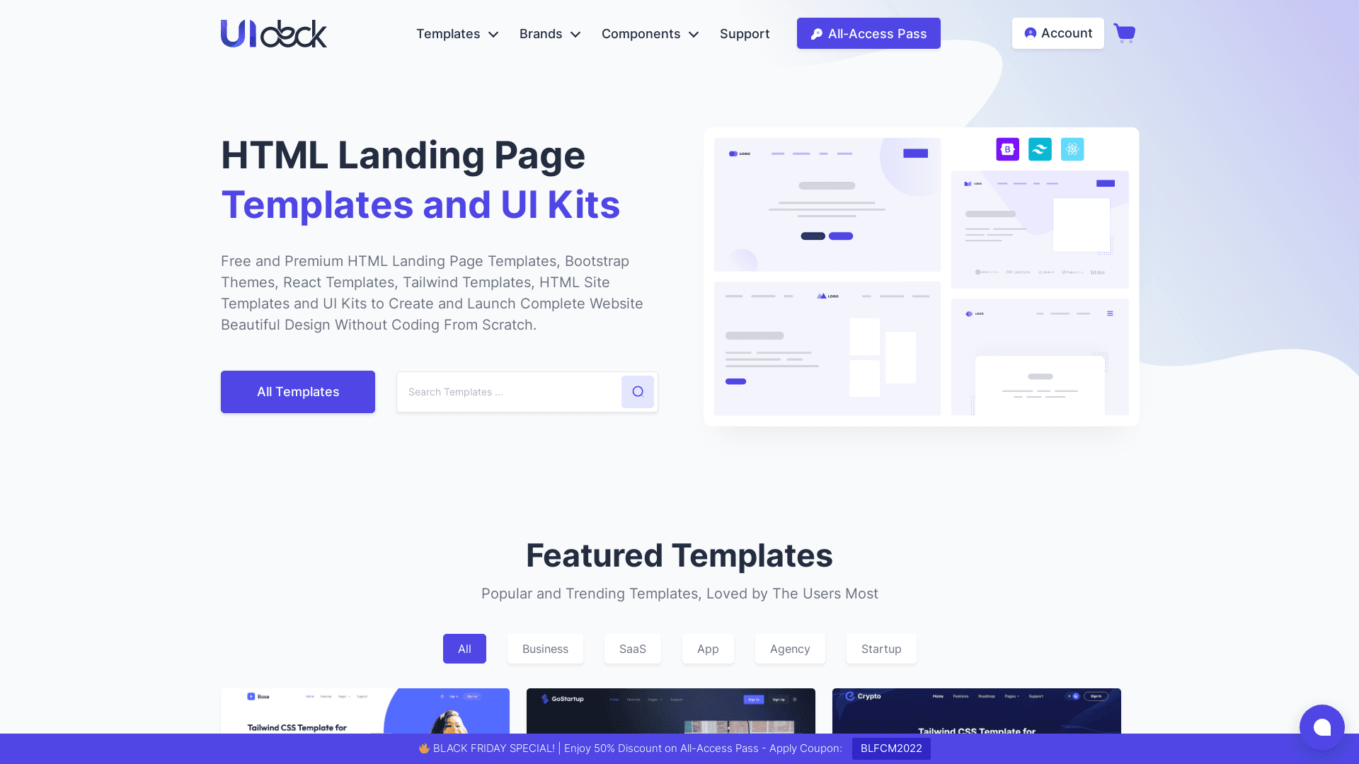 Best Sites to Download Free Static Web Templates - HTML, Tailwind ...